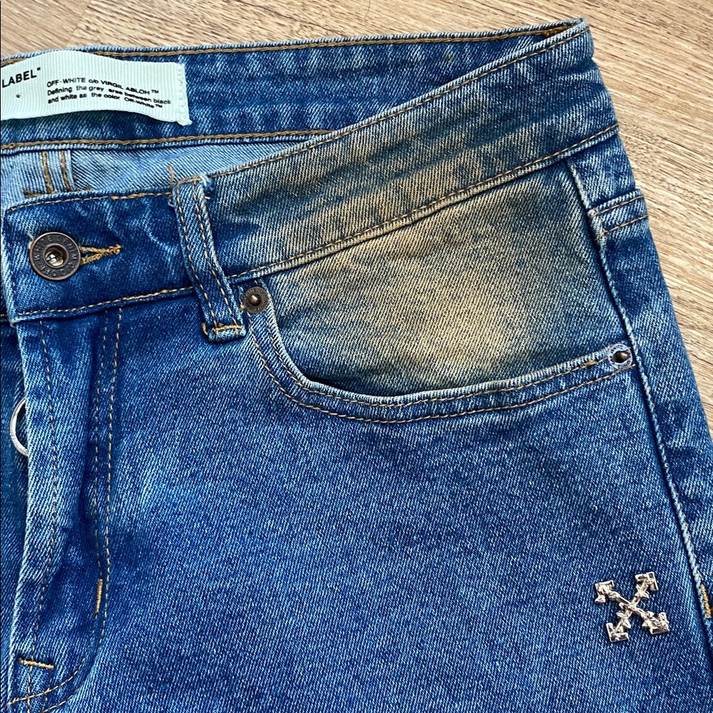 Off-White Main Label Mens Jeans 30 - Picture 3 of 7